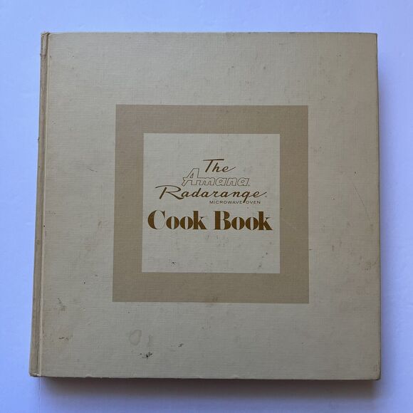 Vintage Amana Radarange Microwave Oven Cook Book 1975 First Edition Hardcover - Picture 1 of 13